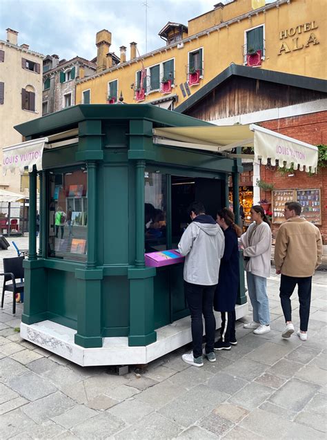 louis vuitton takes over venice's historic news kiosks